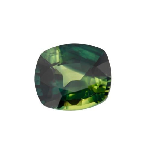 Australian Parti Sapphire - Cushion - 7.7 x 6.7 mm - 1.95 ct