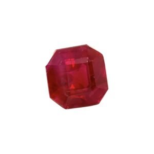 Burmese Ruby – Emerald Cut – 5.55 x 5.45 mm – 1.04 ct (NH)