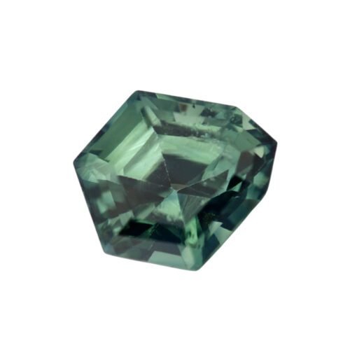 Unheated Green Sapphire - Fancy - 7 x 6.6 mm - 1.50 ct