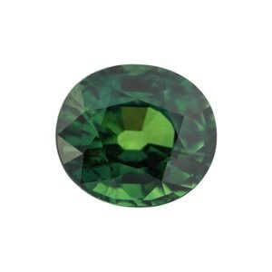 Green Sapphire – Oval – 11.72 x 10.36 mm – 7.53 ct