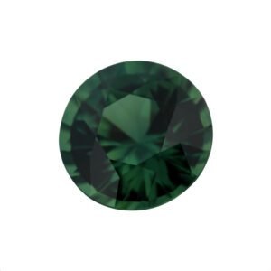 Green Sapphire – Round Diamond Cut – 8.8 mm – 3.02 ct