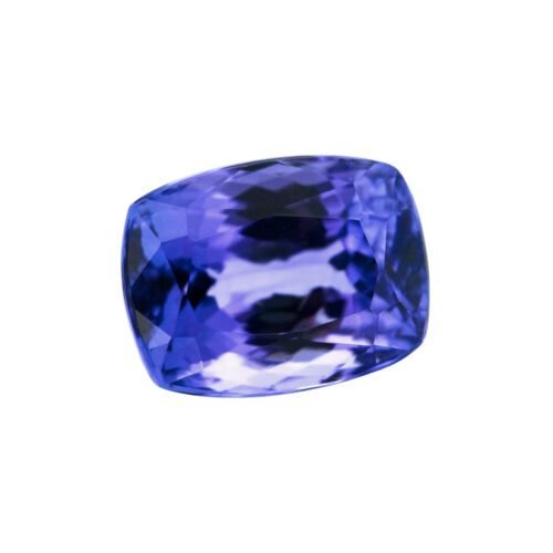 Tanzanite - Cushion - 10.4 x 7.9 mm - 4.60 ct