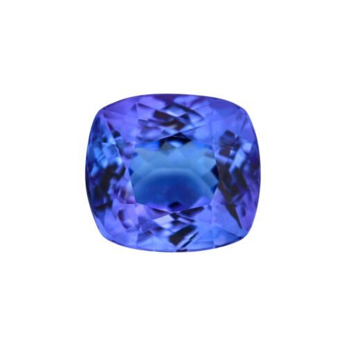 Tanzanite - Cushion - 10.4 x 9.4 mm - 4.79 ct