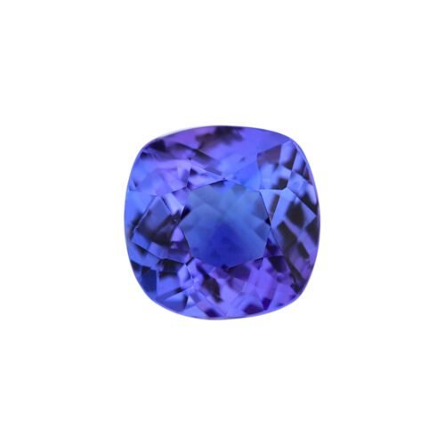 Tanzanite - Cushion - 10.3 mm - 4.98 ct