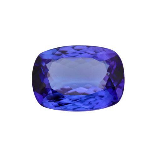 Tanzanite - Cushion - 14 x 10.2 mm - 6.95 ct