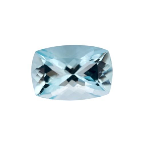 Aquamarine - Cushion - 11.8 x 8.1 mm - 3.55 ct