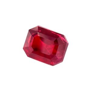 Ruby Pigeon Blood Red – Emerald Cut – 7.23 x 5.65 mm – 1.76 ct (NH)