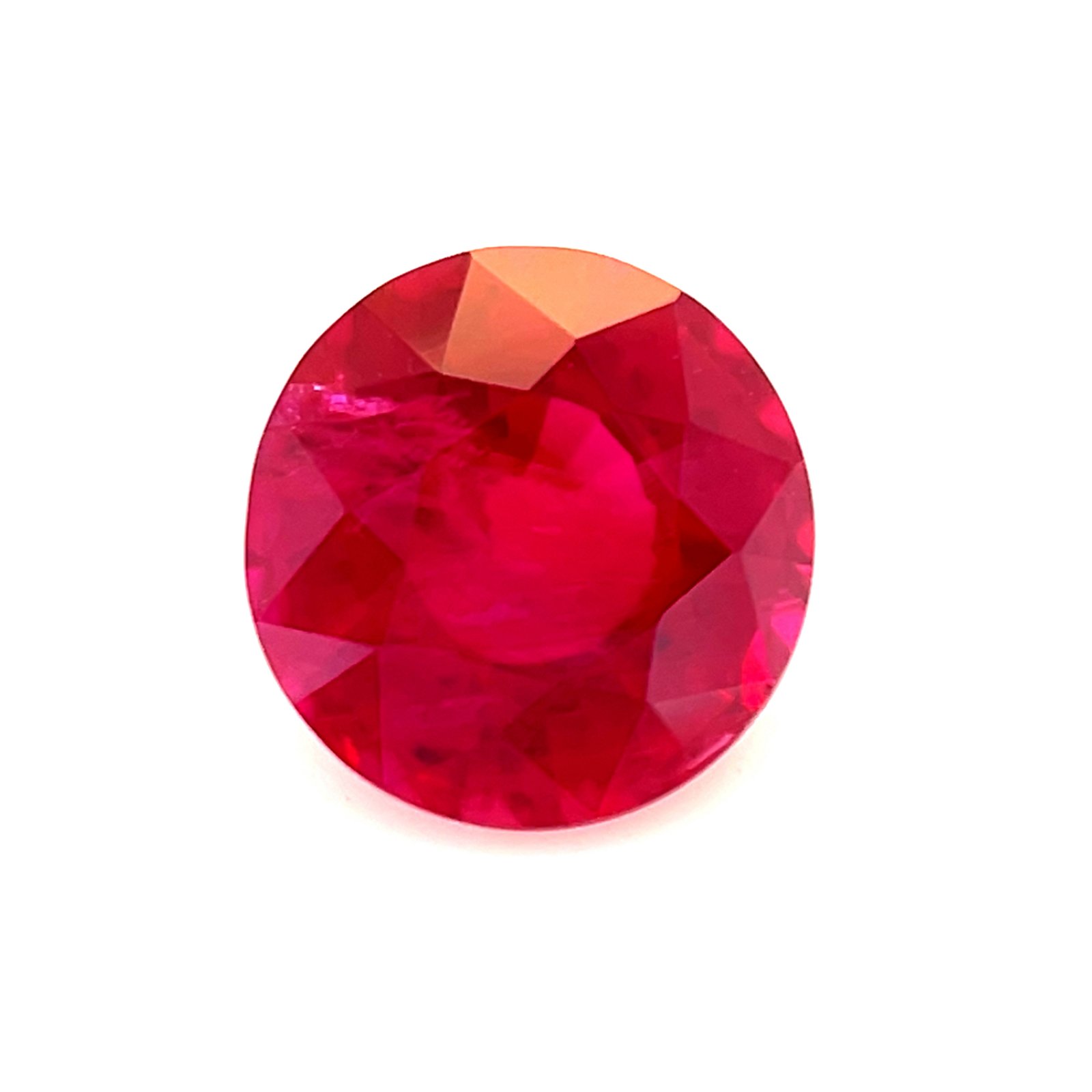 Burmese Ruby Pigeon Blood Red - Round - 6 mm - 1.09 ct