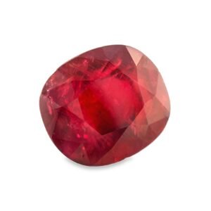 Deep Red Ruby – Cushion – 9.1 x 7.91 mm – 4.01 ct (GRS Certified NH)