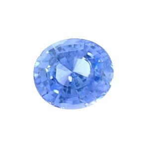 Unheated Blue Sapphire – Oval 8.81 x 7.70 mm – 3.02 ct