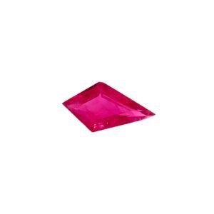 Burmese Ruby Vivid Pinkish Red – Kite 7.63 x 4.16 mm – 0.42 ct